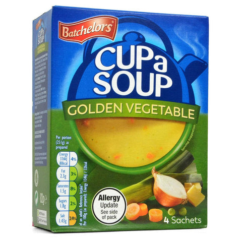 Batchelors Cup a Soup Golden Vegetable 4's - 82G