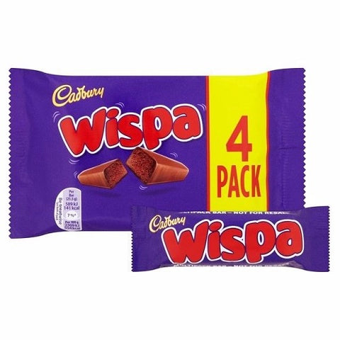 Cadbury Wispa Chocolate Bar 4pk - 94.8g