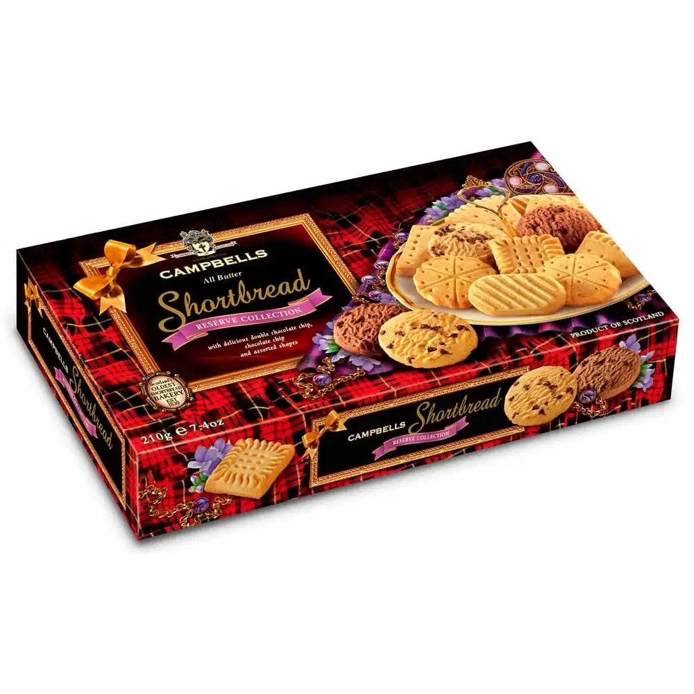 Campbells Pure Butter Shortbread With Chocolate Chips 8x125g - View #5
