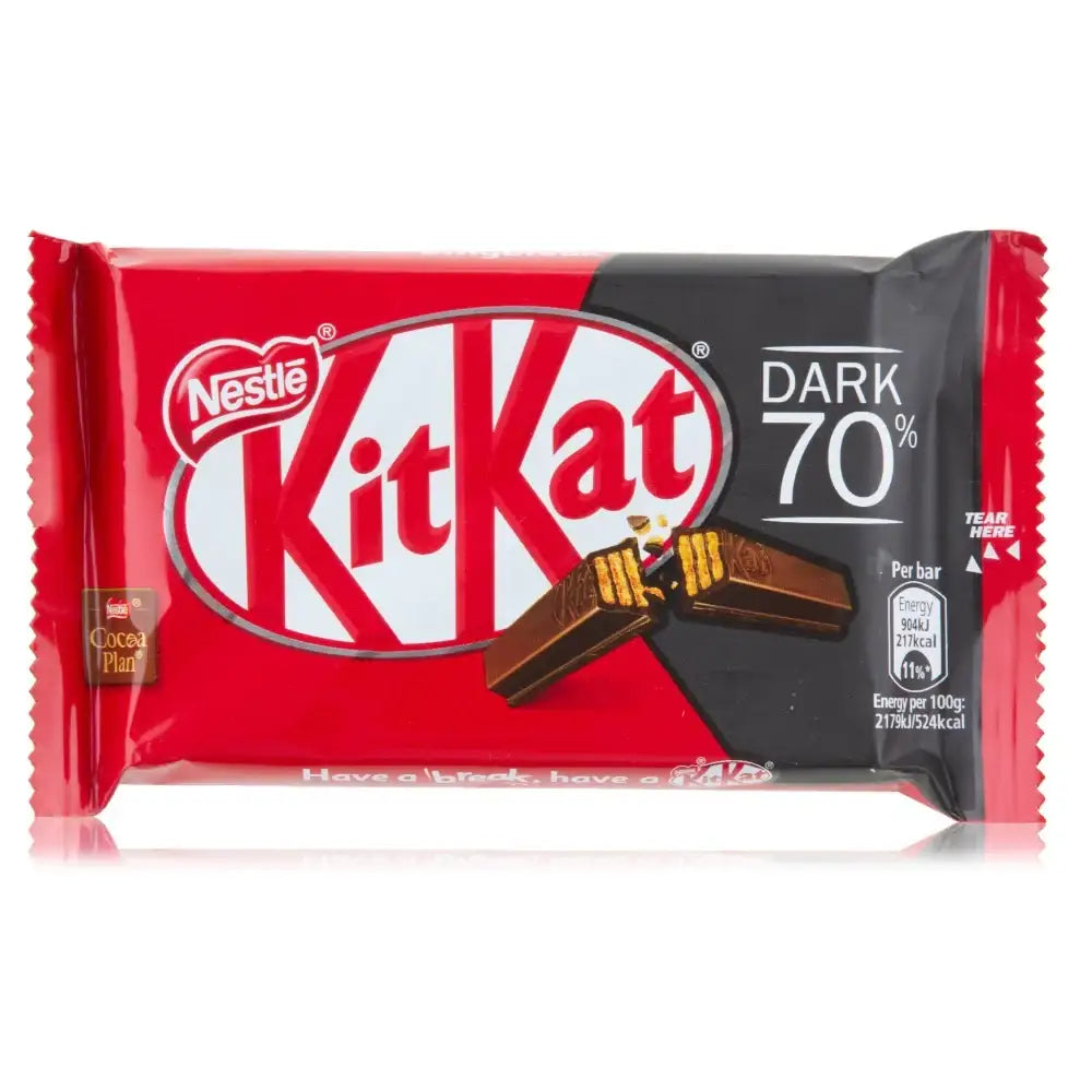 Kit Kat Dark - Rich Chocolate Indulgence | Nestle – British Food Supplies, image size:1000x1000