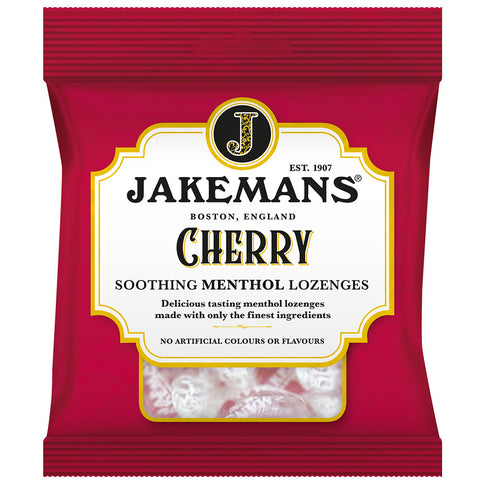 Jakemans Cherry Soothing Menthol Lozenges 73g