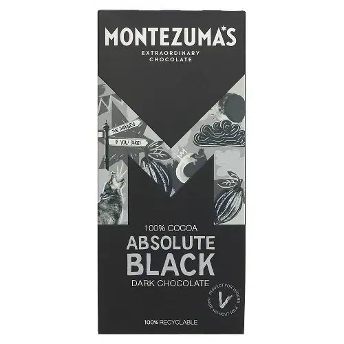 Dark Chocolate 100% Cocoa - Intense Flavor | Montezuma's – British