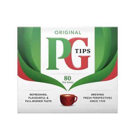 PG Tips Original Tea 80-count (non-pyramid teabags)