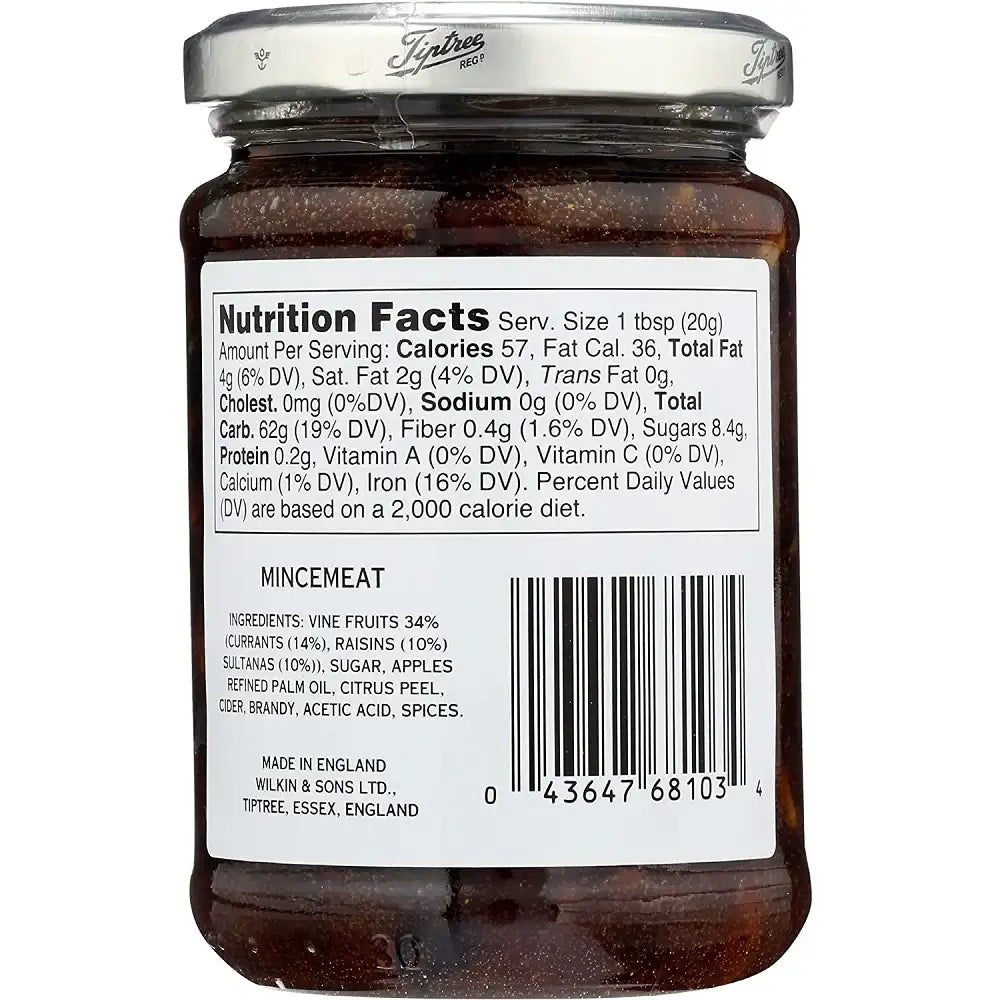 Tiptree Mincemeat 312g British Food Supplies