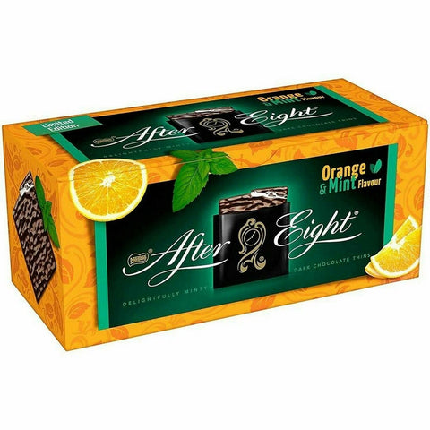 Nestle After Eight Orange & Mint Flavour Chocolate 200g