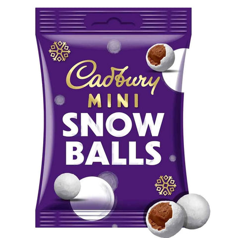 Cadbury Mini Snowballs Christmas Chocolate 80g