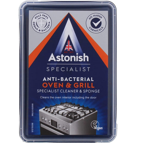 Astonish Anti-Bacterial Oven & Grill Cleaner & Sponge - 250g