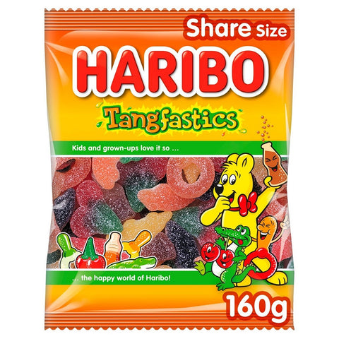 Haribo Tangfastics Sweet and Sour Gummy Candy 160g