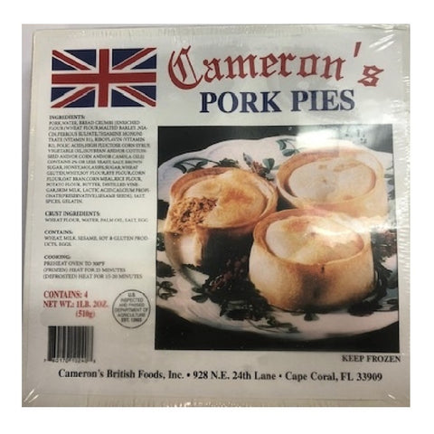 Cameron's Pork Pies 4pk