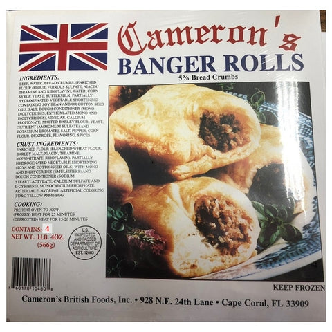 Cameron's Banger (Sausage) Rolls 4pk