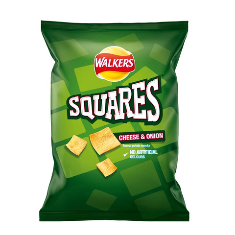 Walkers Squares Cheese & Onion 28g