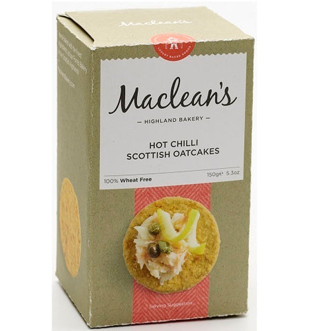 Macleans Hot and Feisty Chilli Oatcakes 150g