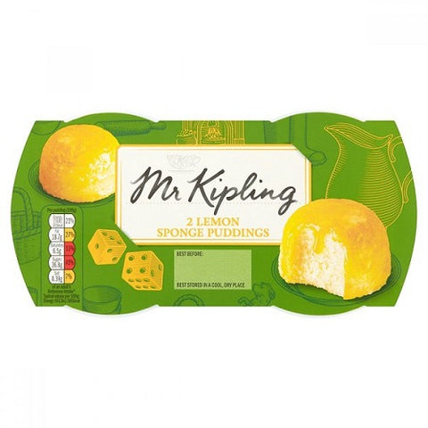 Mr Kipling Lemon Sponge Puddings 2x95g