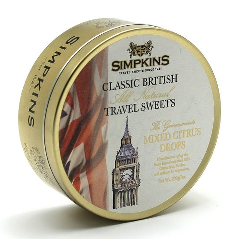 Simpkins Big Ben Citrus Classic British Travel Sweets 200g