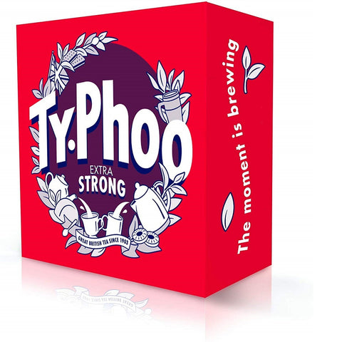 Typhoo Extra Strong 80 Foil Fresh Teabags