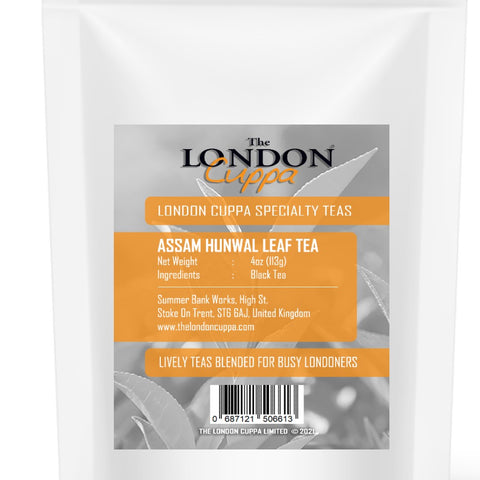 The London Cuppa Assam Hunwal Leaf Tea 4oz (113g)