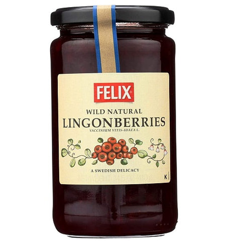 Felix Wild Natural Lingonberries, 14.5 ounce