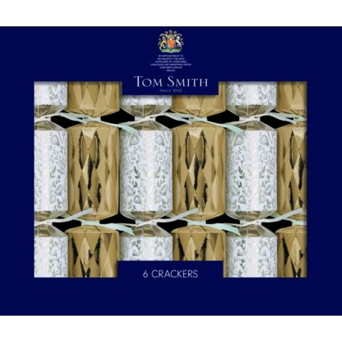 Tom Smith Cracker 6X8" - Gold Luxury Tree