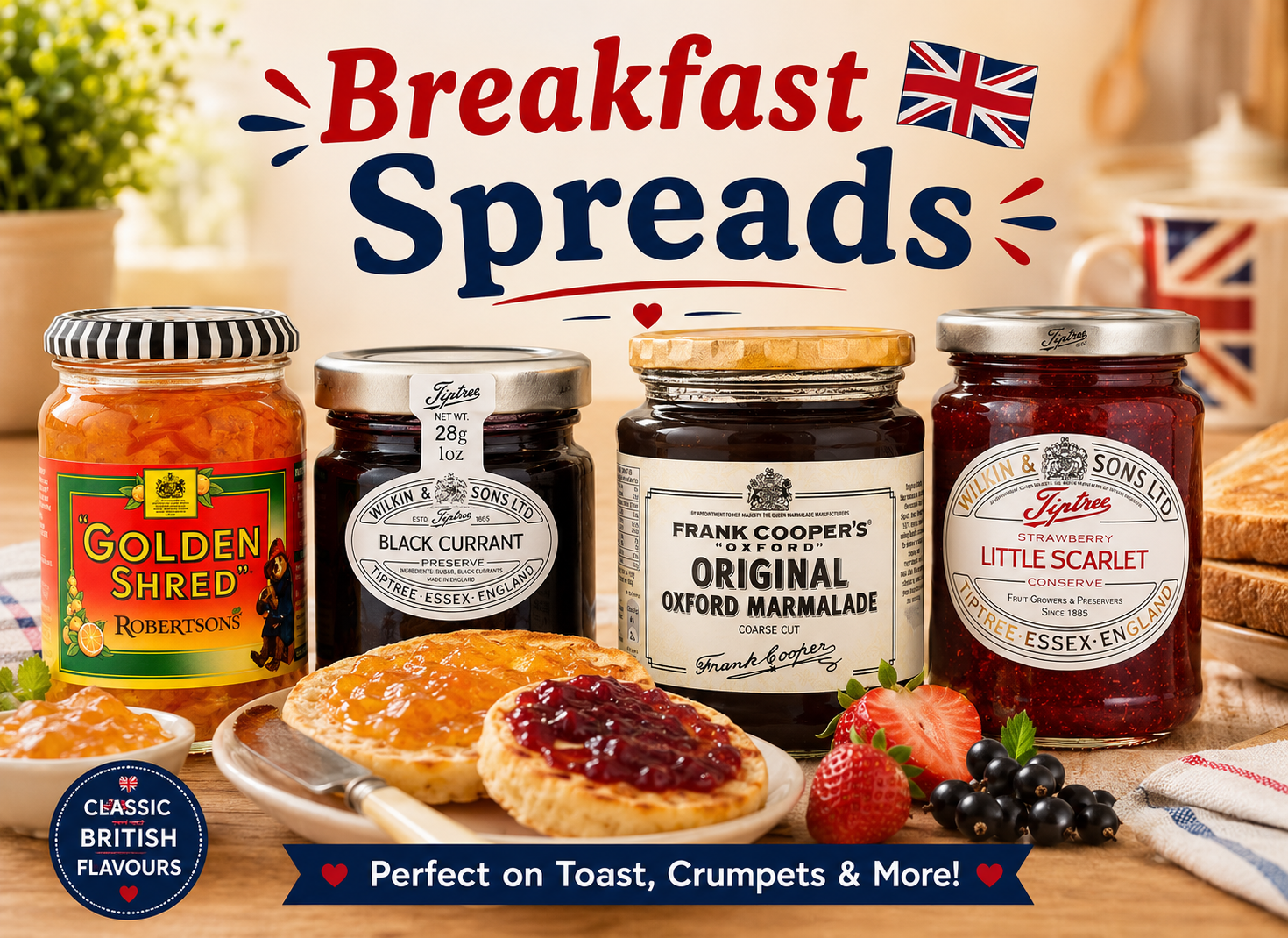 Breakfast Spreads - British Food Supplies