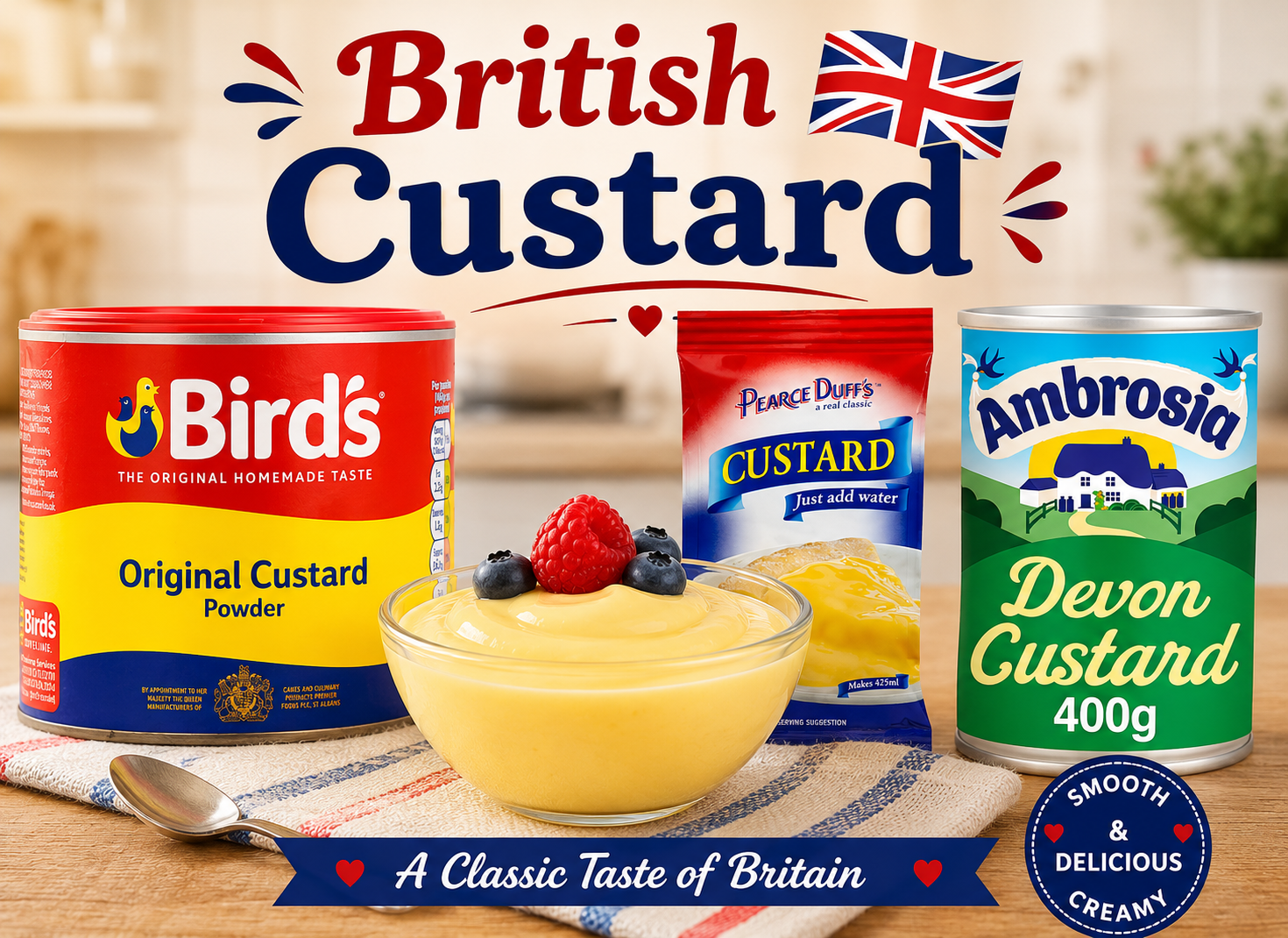 British Custard - Baking - British Food Supplies