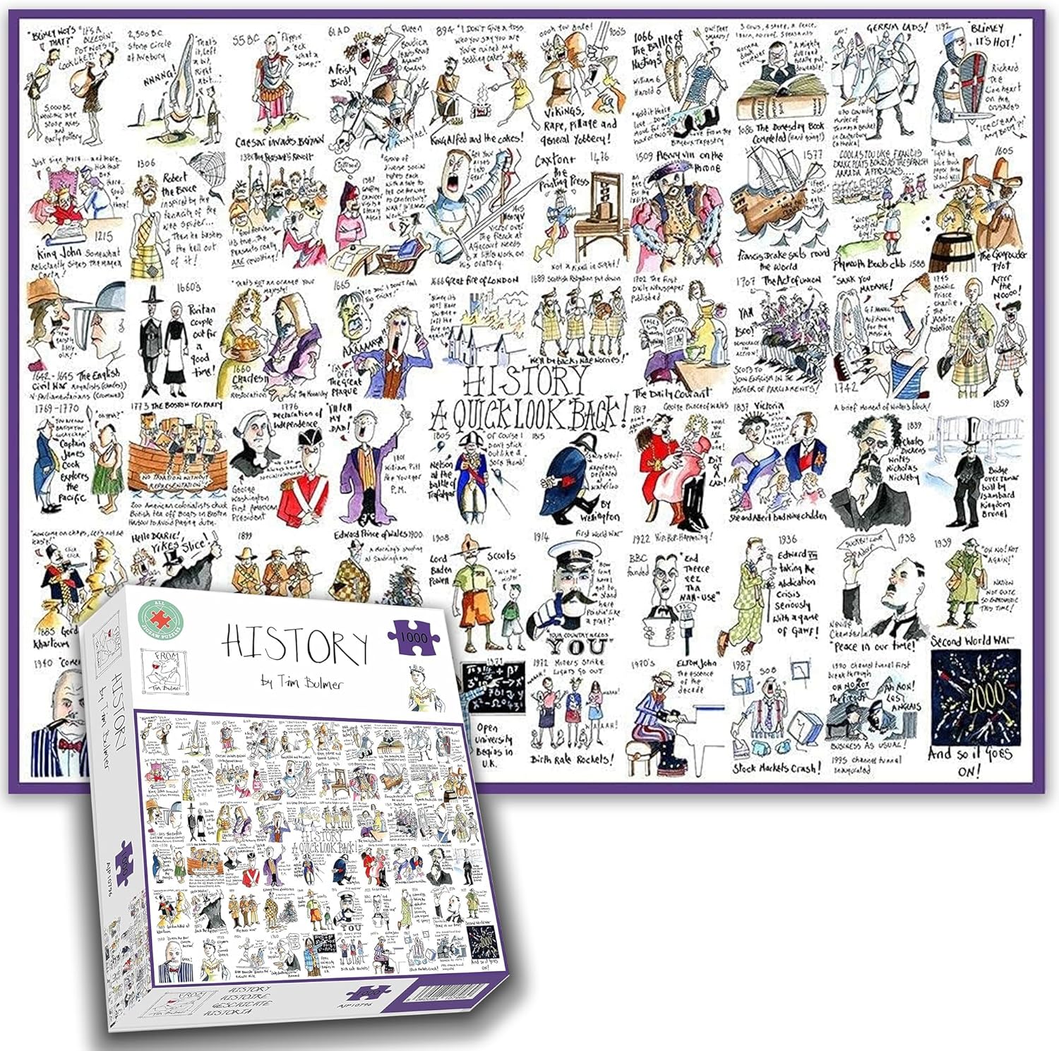 History - Tim Bulmer 1000 Piece Jigsaw Puzzle