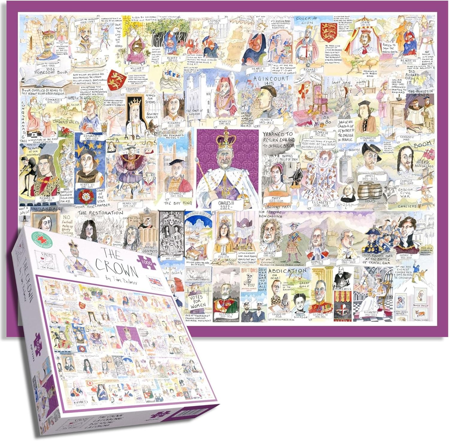The Crown- Tim Bulmer 1000 Jigsaw Puzzle