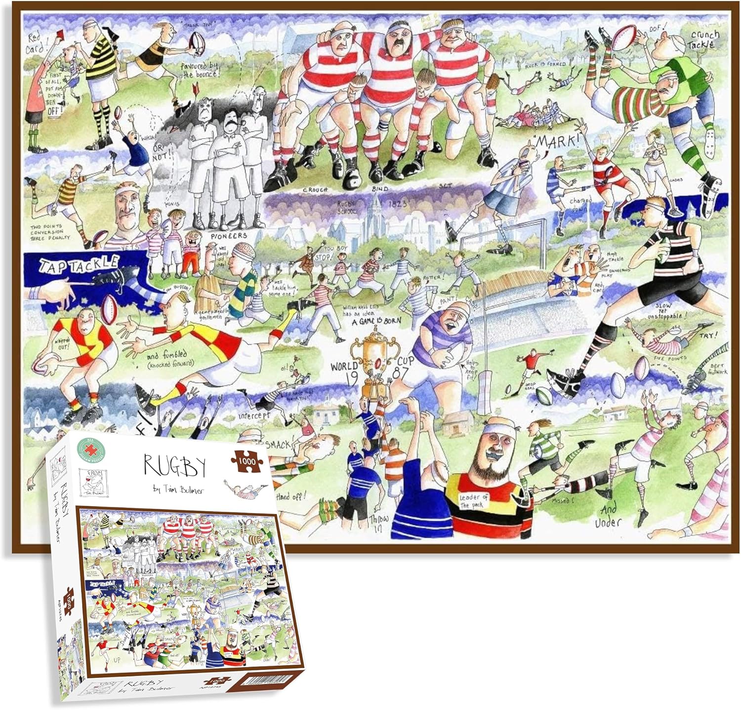 Rugby - Tim Bulmer 1000 Piece Jigsaw Puzzle