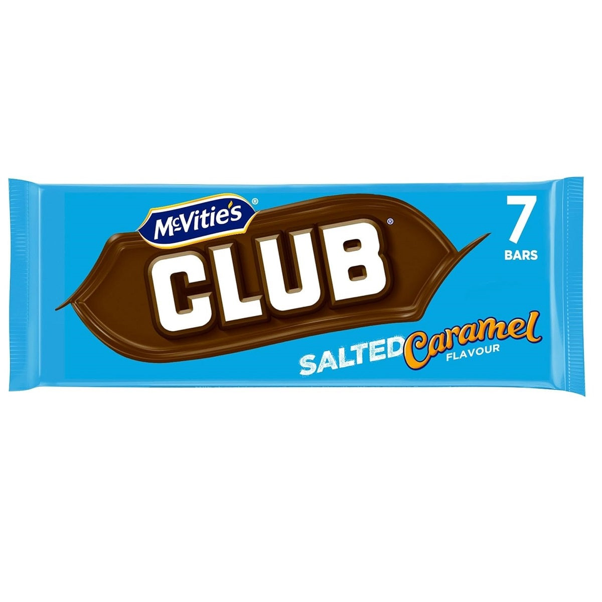 Mcvities Club Salted Caramel 7pk (Pack of 1)