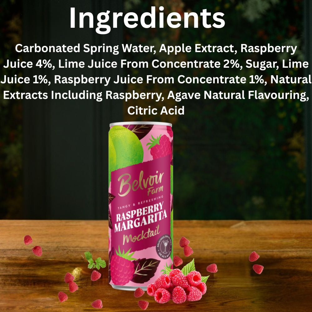 Belvoir Raspberry Margarita Can 250ml