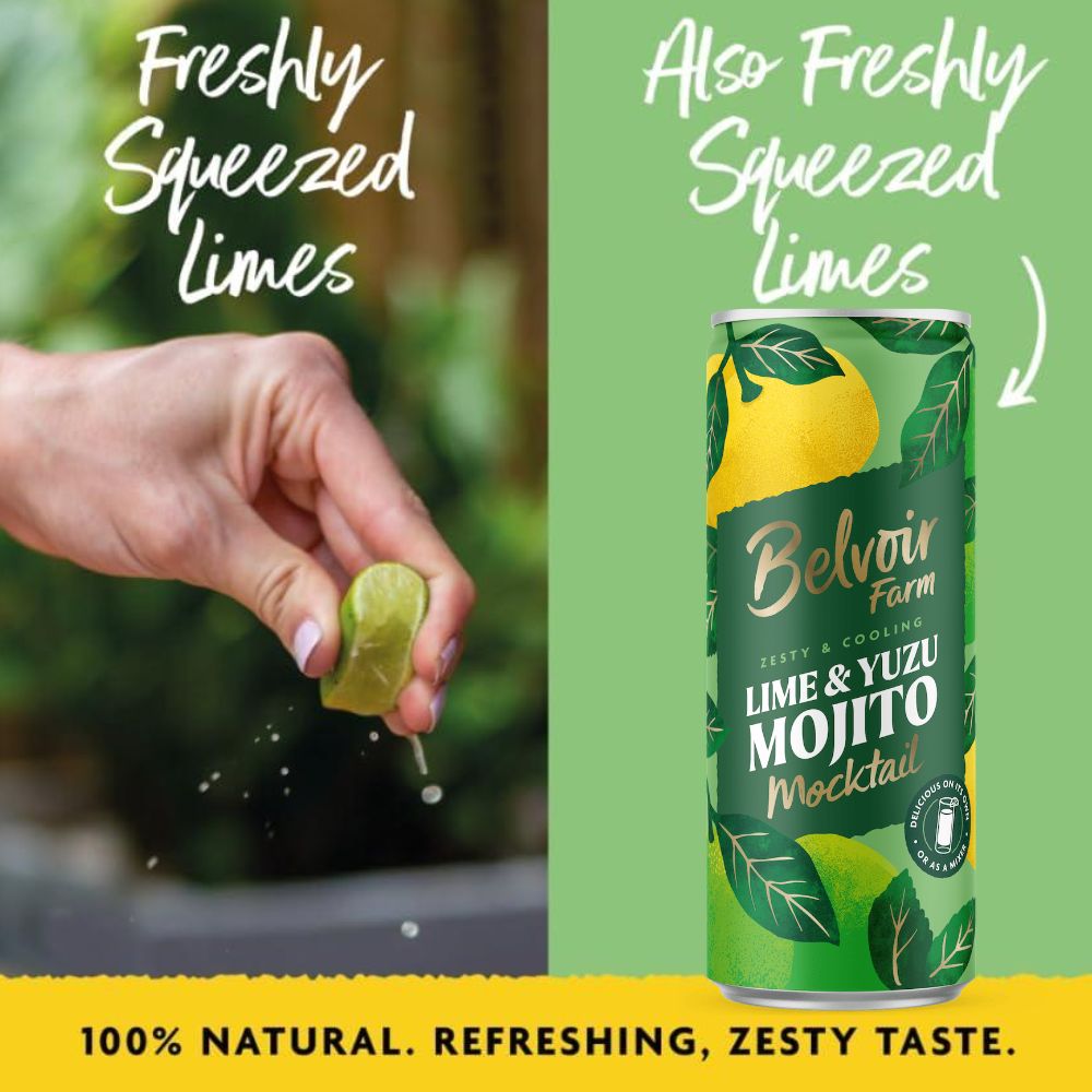 Belvoir Lime & Yuzu Mojito Can 250ml
