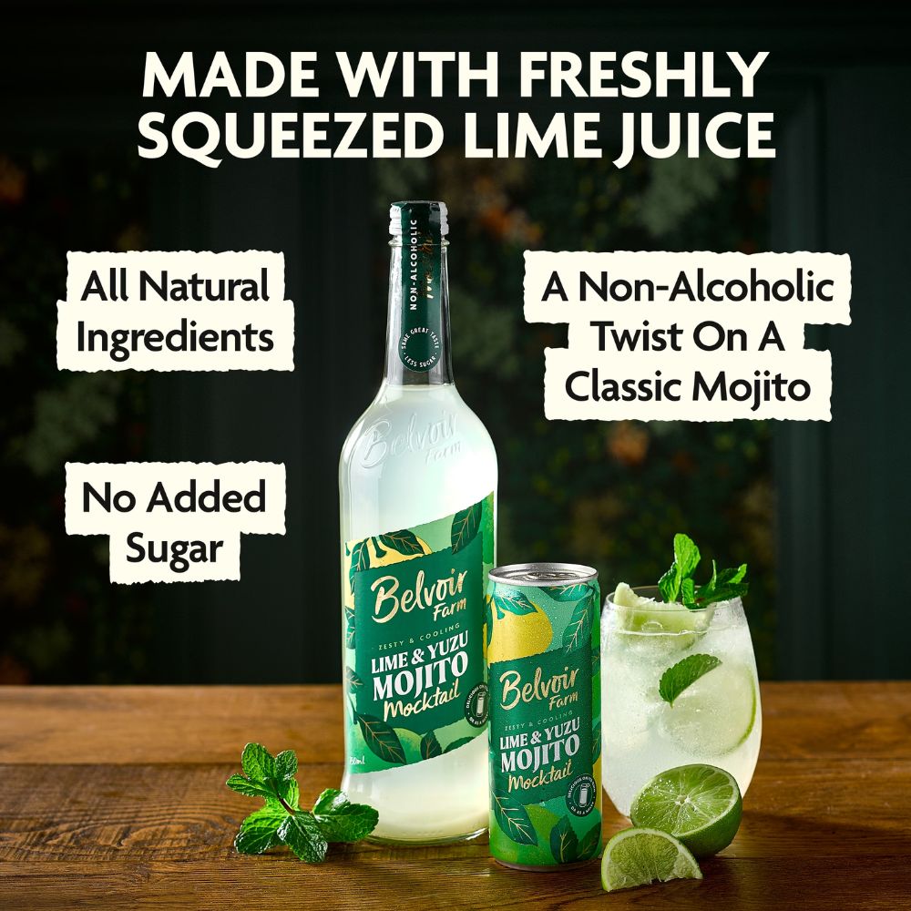 Belvoir Lime & Yuzu Mojito Can 250ml