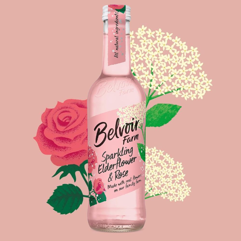 Belvoir Sparkling Elderflower & Rose 275ml
