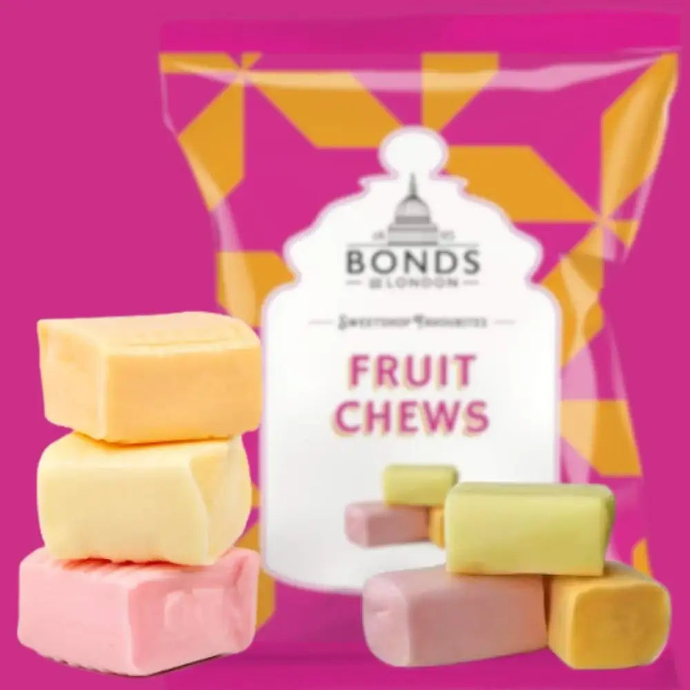 Bonds of London Fruit Chews Sweets Bags 120g