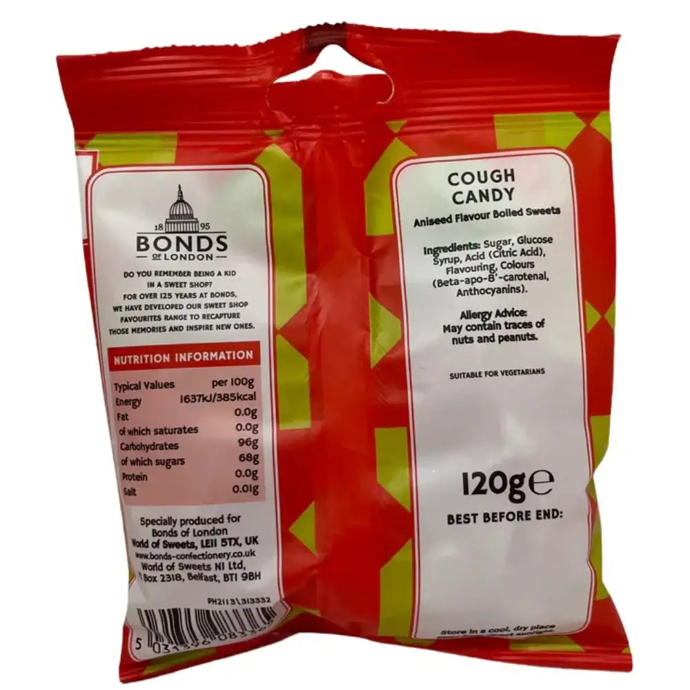 Bonds of London Cough Candy Bags 120g