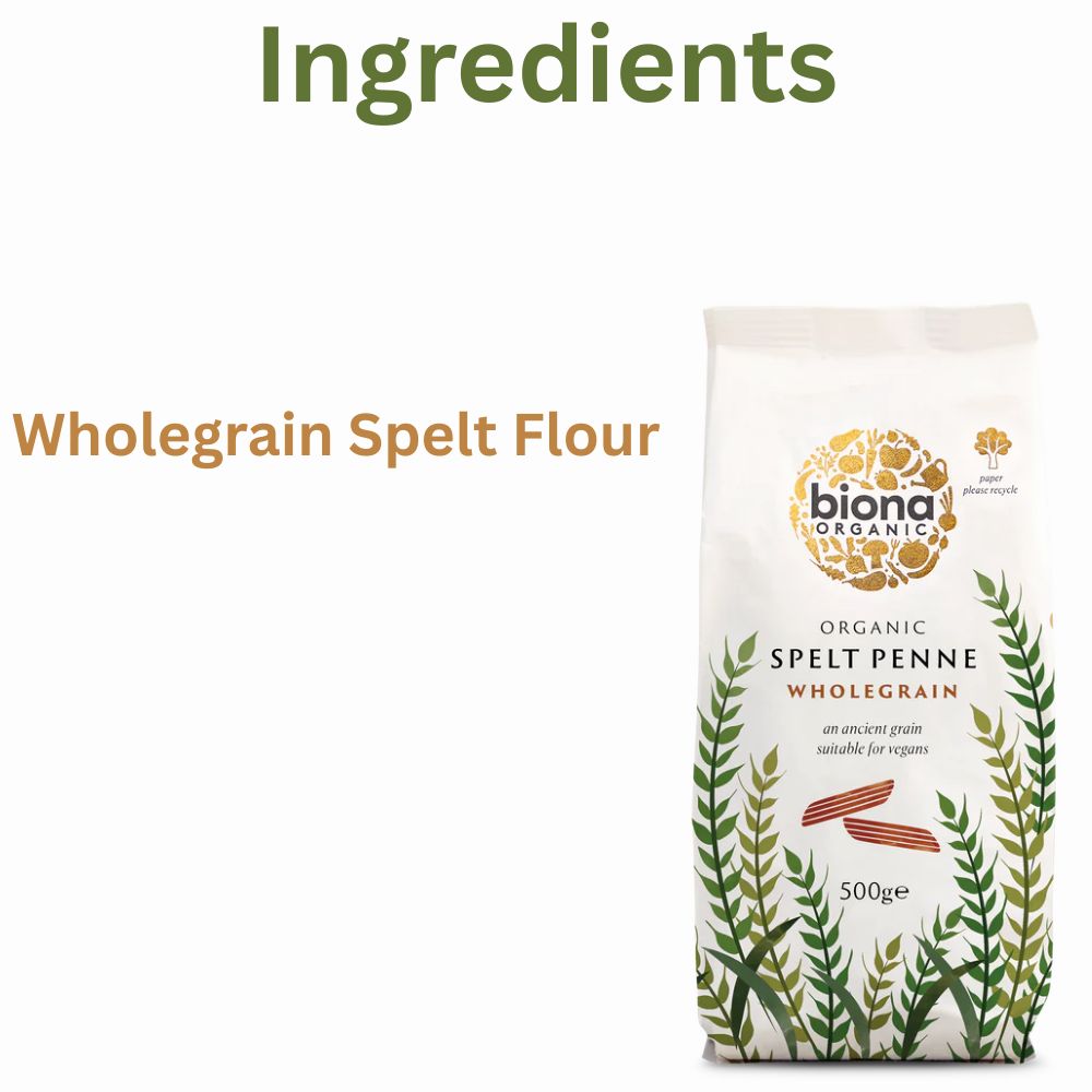 Biona Organic Spelt Penne Wholegrain Pasta 500g