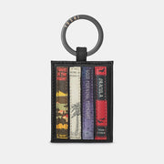 Yoshi Bookworm Black Leather Keyring