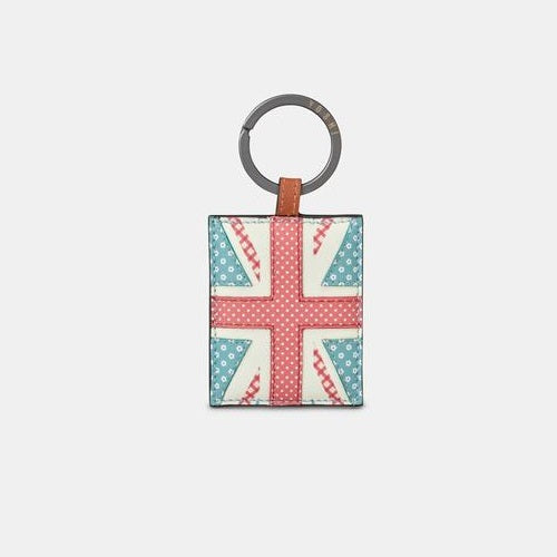 Yoshi Union Jack Flag Leather Keyring