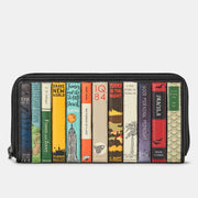 Yoshi Black Bookworm Zip Around Purse