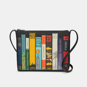 Yoshi Bookworm Black Leather Cross Body Bag