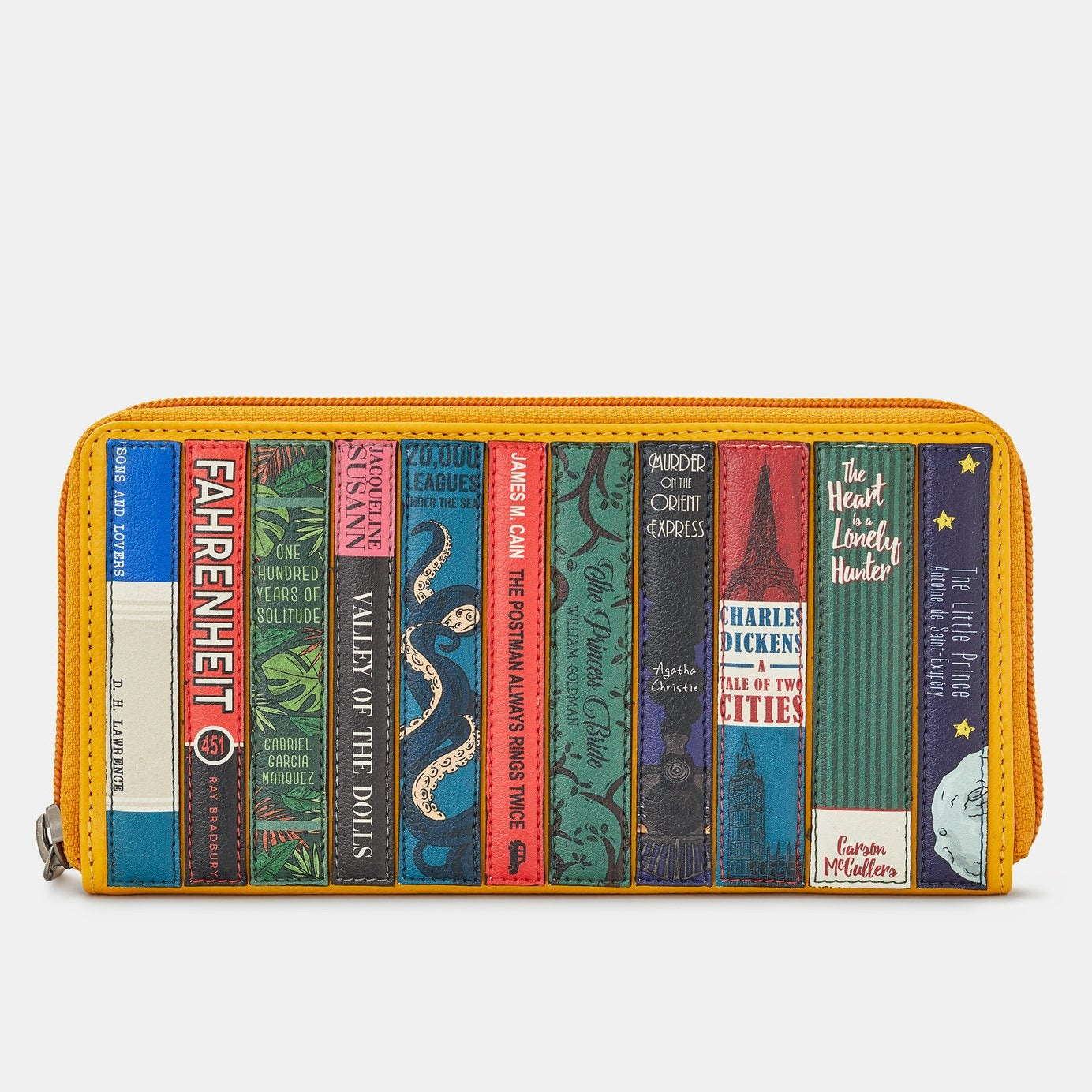 Yoshi Bookworm Yellow Leather Baxter Purse