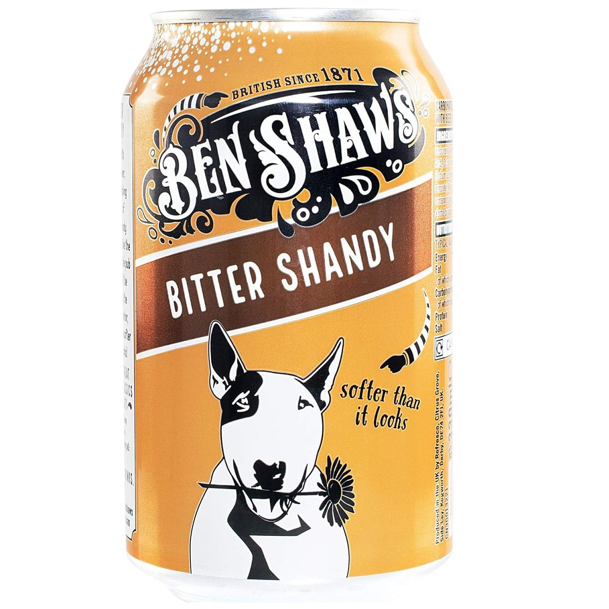 Benshaws Bitter Shandy 330ml British Soft Drink Bottle Product Image