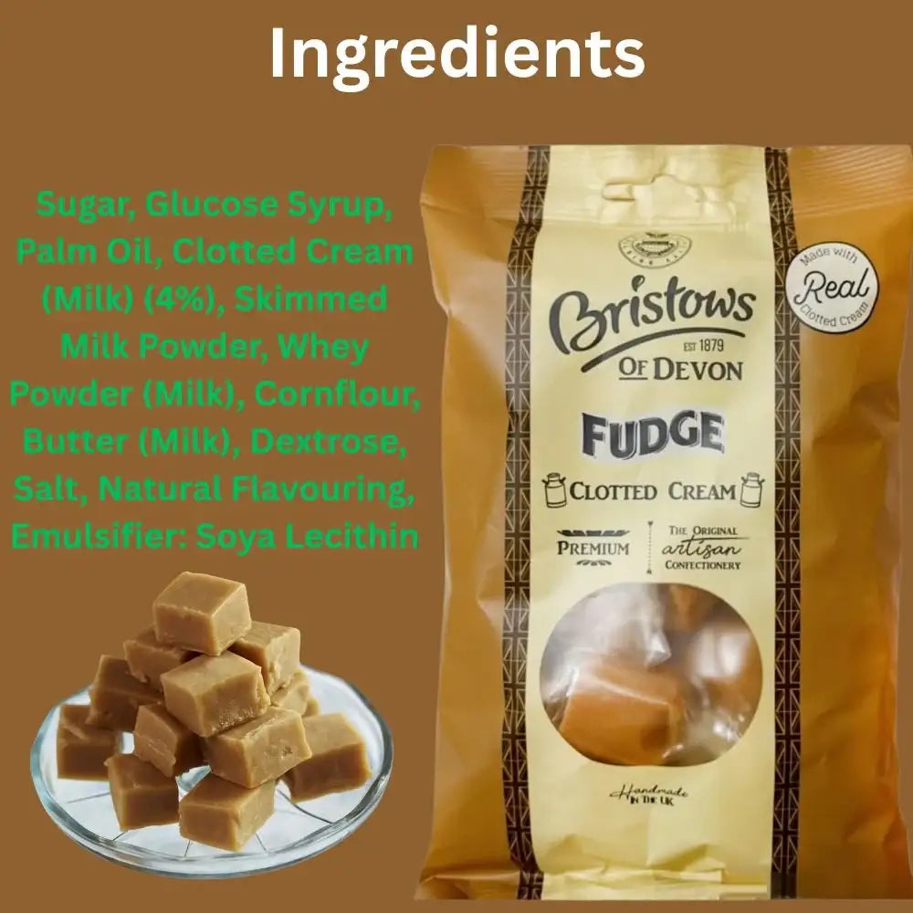 Bristows Clotted Cream Fudge 150G