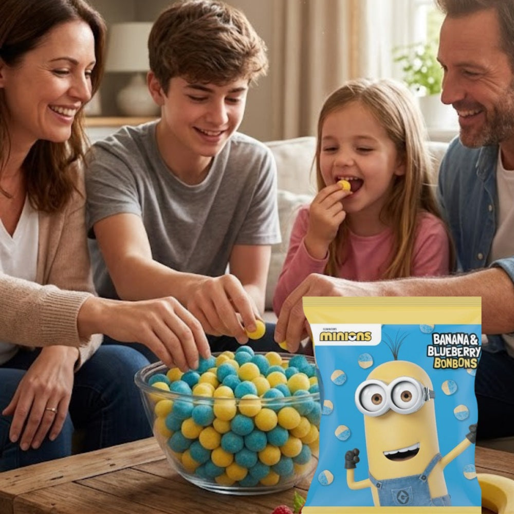 Bristow's Minions Bon Bons  Banana and Blueberry 90g