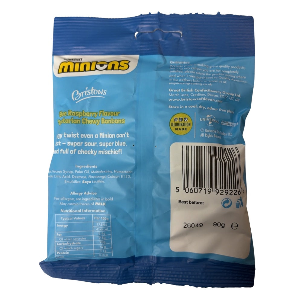 Bristow's Minions Bon Bons Blue Raspberry 90g