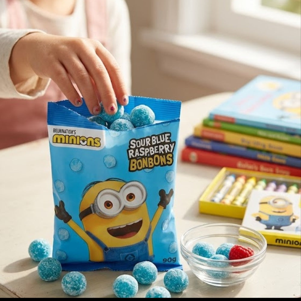 Bristow's Minions Bon Bons Blue Raspberry 90g