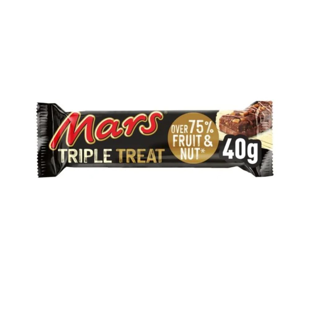Mars Standard 40g British milk chocolate caramel and nougat bar