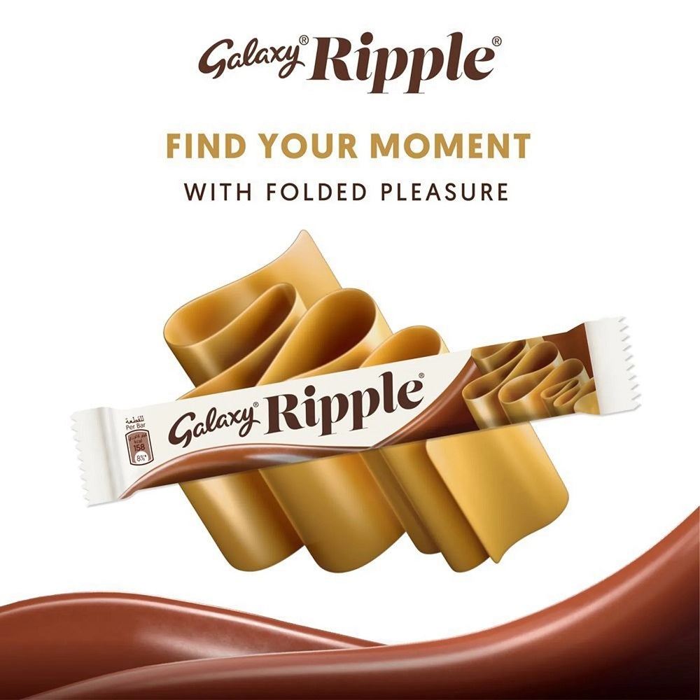 Galaxy Ripple Milk Chocolate Snack Bar 30g