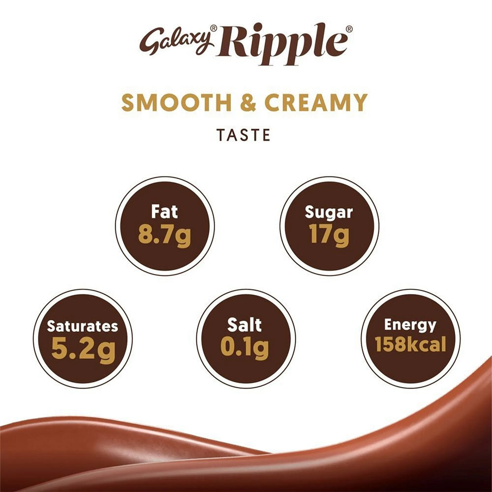 Galaxy Ripple Milk Chocolate Snack Bar 30g