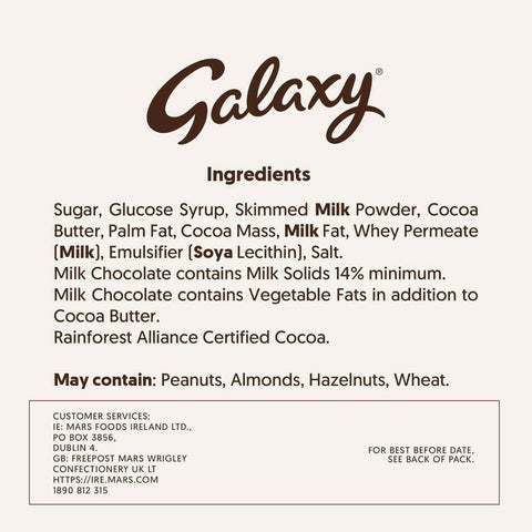 Galaxy Smooth Caramel Chocolate Bar 48g
