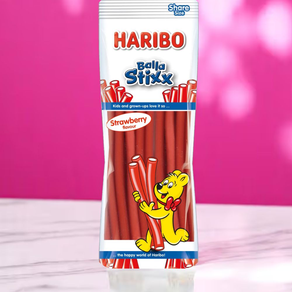Haribo Balla Stixx Strawberry Flavour 140g